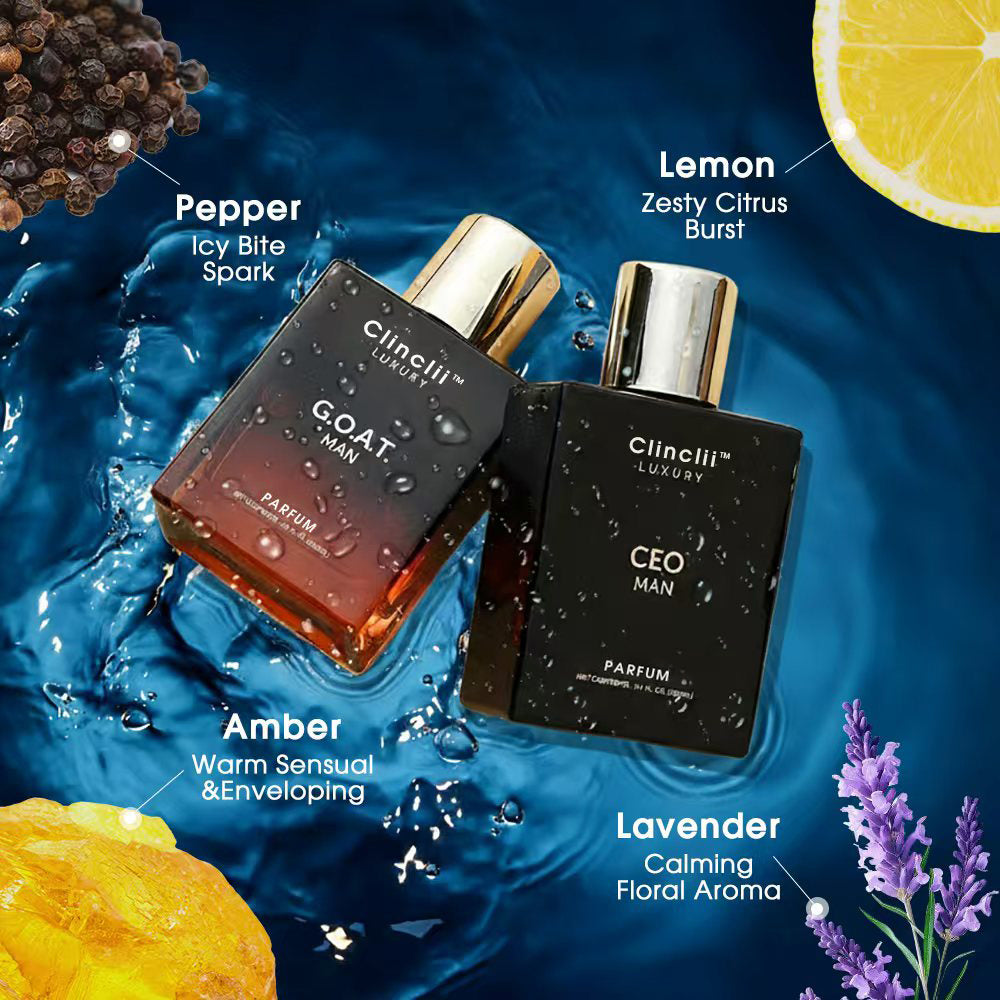 Final 3 Hours: 60%OFF🔥Gentlemen’s Fragrance Set with CEO MAN Perfume & G.O.A.T MAN Aroma