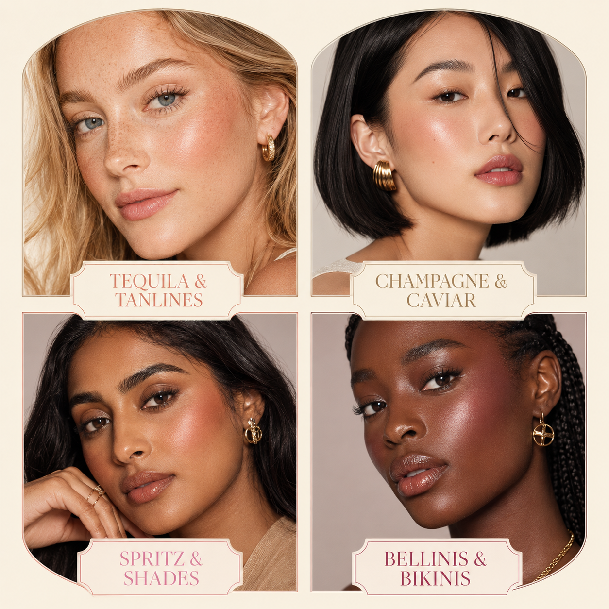 Maracuja Luscious multi-stick + brush - double-ended cream blush & bronzer stick